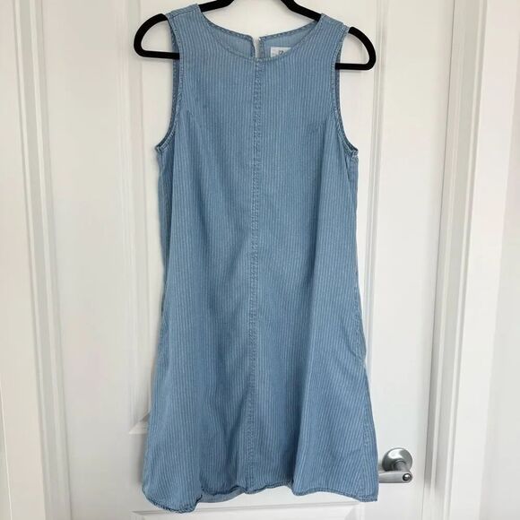 Thread + Supply Dresses & Skirts - THREAD + SUPPLY | Blue Sleeveless Dress with Pockets